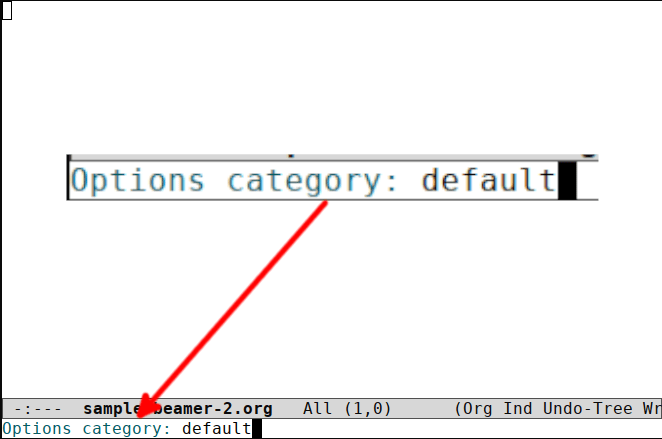 Org Beamer 09 Default Template Emacs