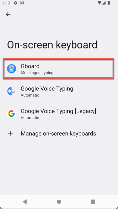 Select The Keyboard You Want To Customize