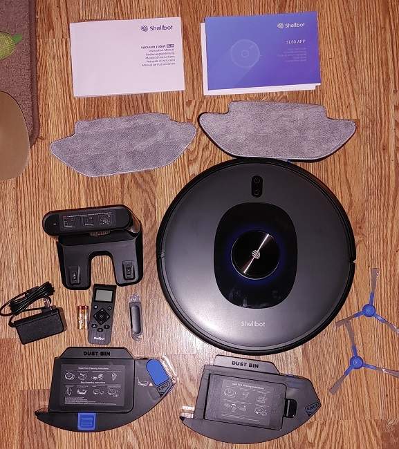 Shellbot Sl60 Robotic Vacuum Cleaner Review Box