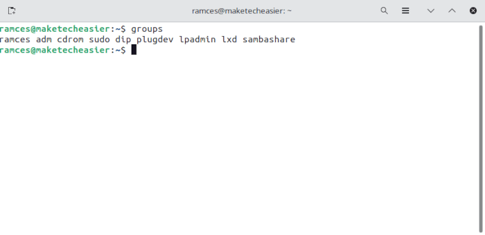 Sudo History 06 Group Membership