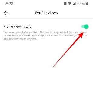 Tiktok Profile Views Enable
