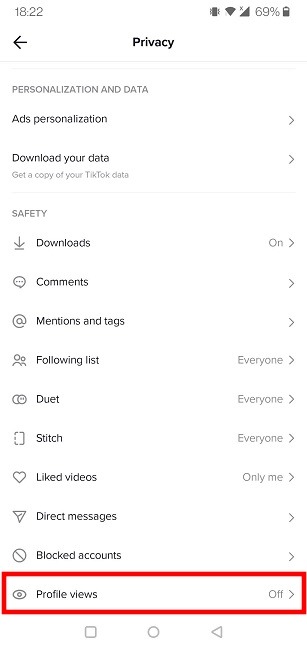 Tiktok Profile Views Feature View