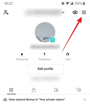Tiktok Profile Views Menu
