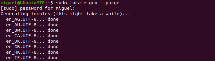 Ubuntuterminal Localepurge