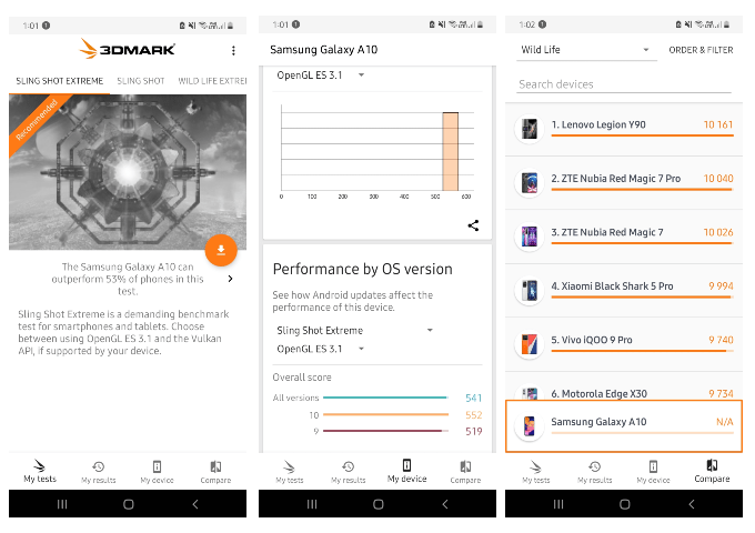 3d Mark Benchmarking App