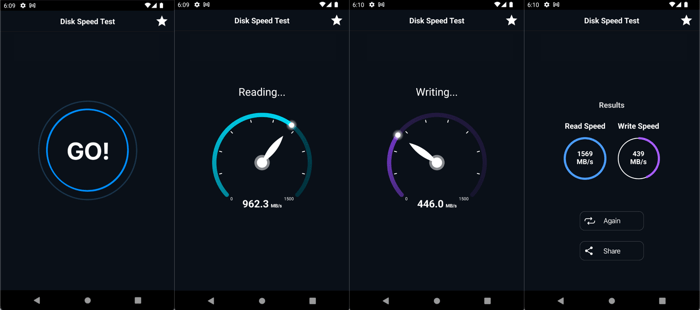 Disk Speed Benchmarking App