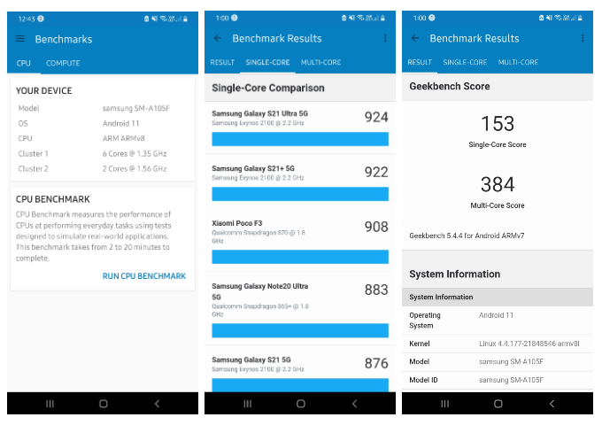 Geekbench 5 Benchmarking App