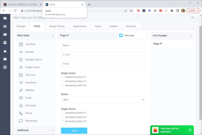 Google Forms Alternatives Formdesigner Setup