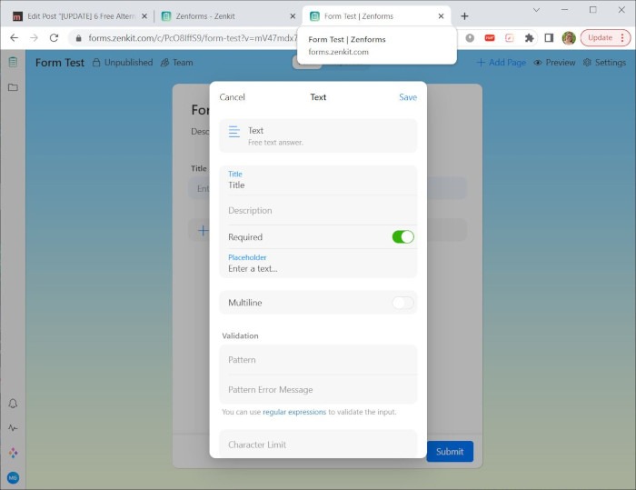 Google Forms Alternatives Zenforms Setup