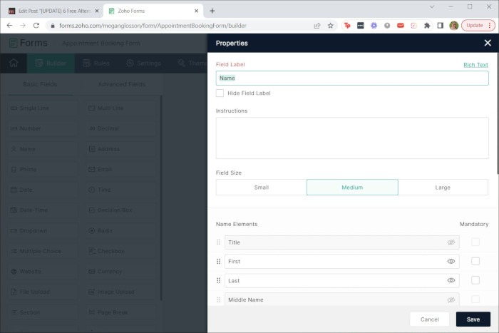Google Forms Alternatives Zoho Properties