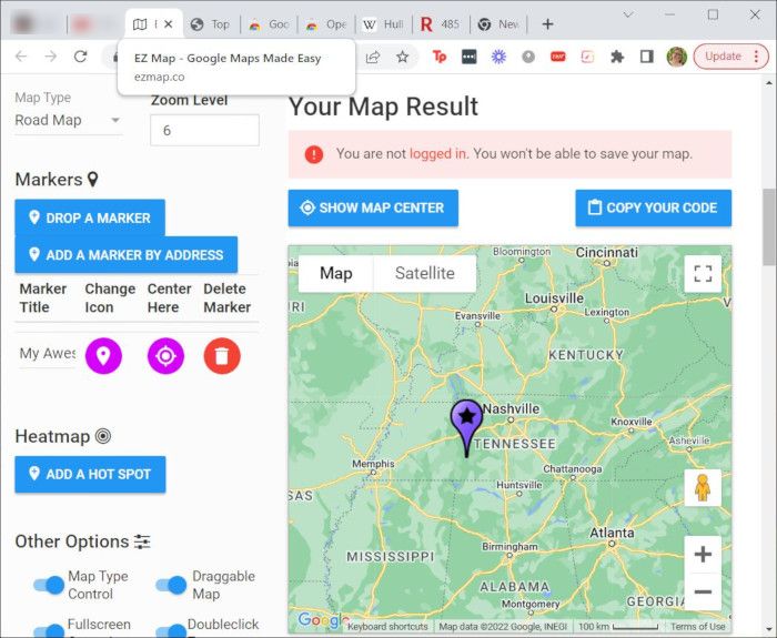 Google Maps Extensions Ez Map View