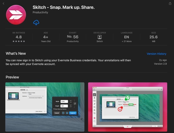 How Blur Images Mac Skitch App Store 1