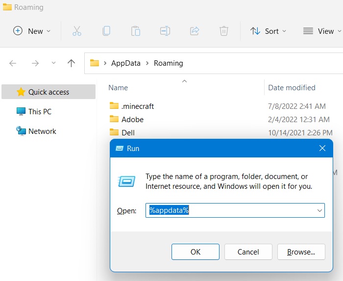 List Environment Variables Appdata Windows11