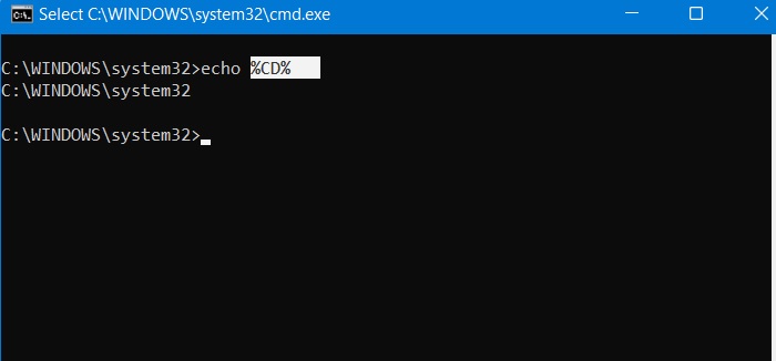 List Environment Variables Cd Command Windows11
