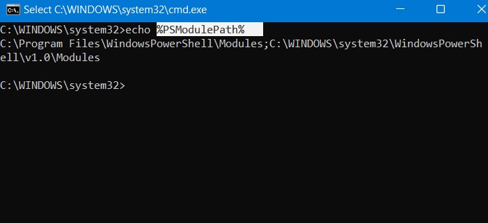 List Environment Variables Psmodulepath Windows11