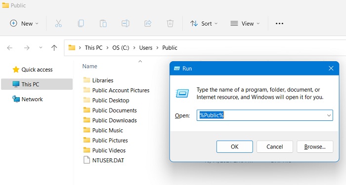 List Environment Variables Public Command Windows11