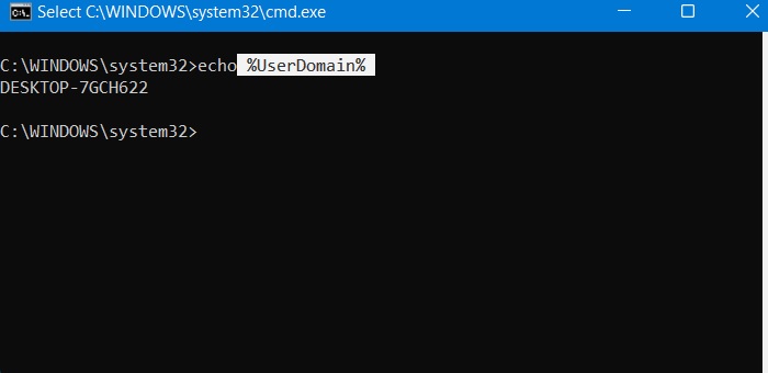 List Environment Variables Userdomain Windows11