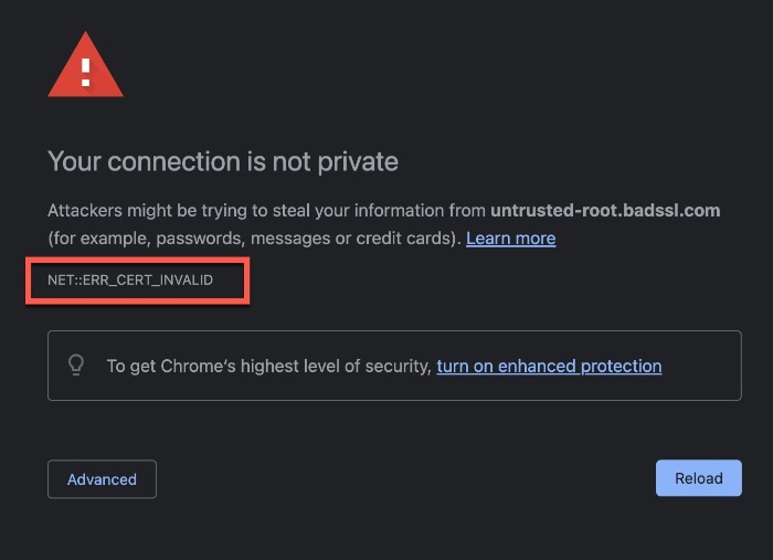 Ssl Certificate Error Invalid Id