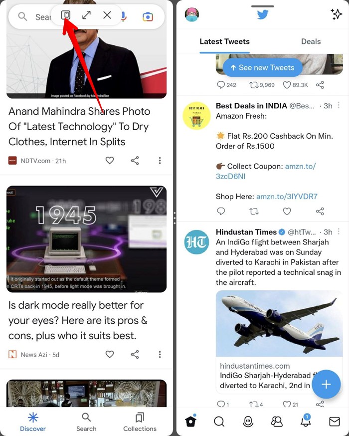 Samsung Galaxy Fold Switch To Pop Up View