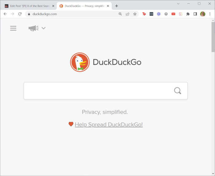 Search Engines Privacy Duckduckgo