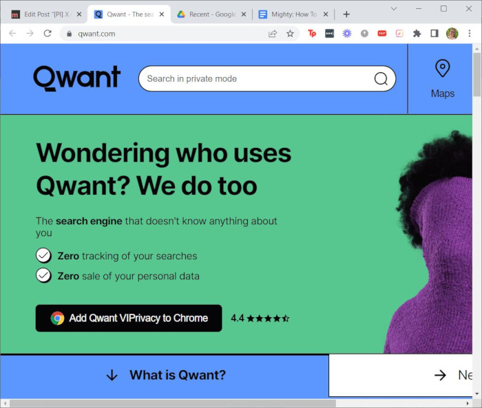 Search Engines Privacy Qwant