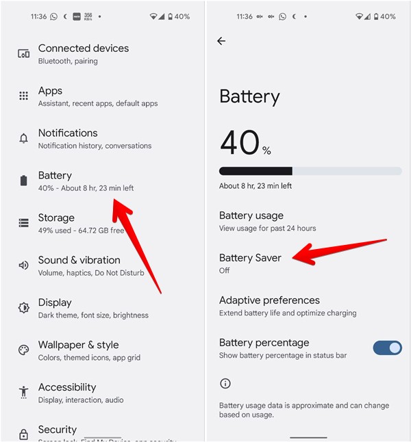 Snapchat Battery Saver Android