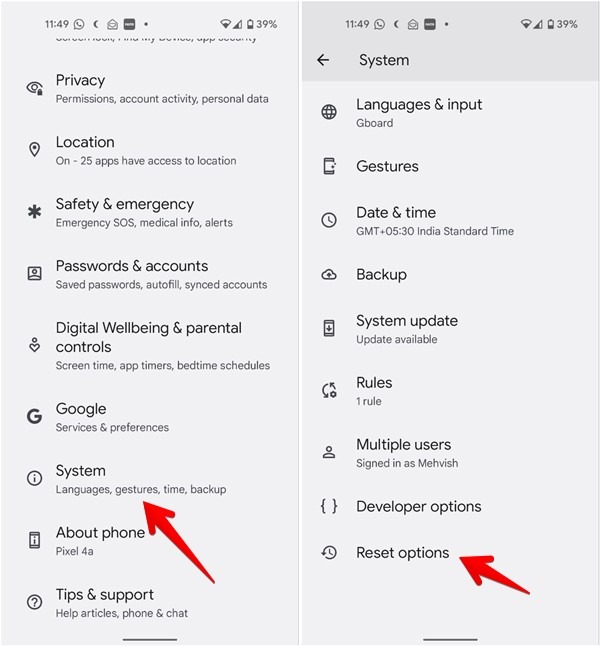 Snapchat Settings Android Reset
