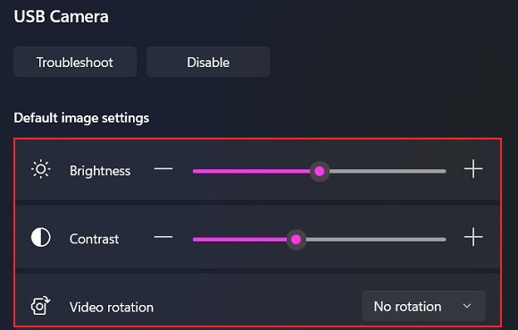 Test Your Webcam Default Image Settings 2