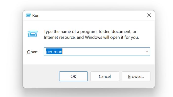 Windows Performancemeter Run