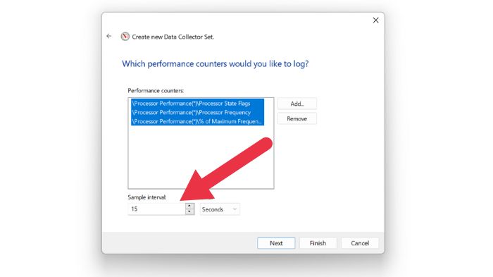 Windows Perfmon Interval