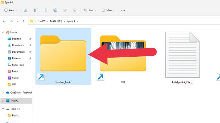 create-symlinks-win10-symlink-for-folder-created Windows Symlink Books