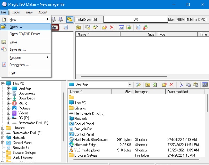 Windows Usb Bootable Magicisomaker Open