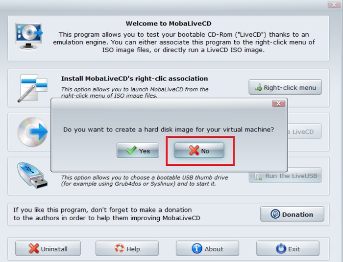 Windows Usb Bootable Mobalivecd Dont Create Hard Disk 1