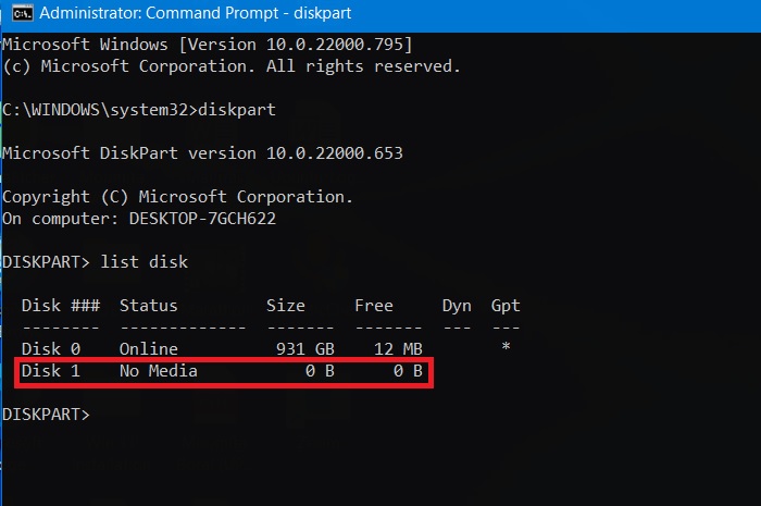 Windows Usb Bootable Nomedia Command Prompt