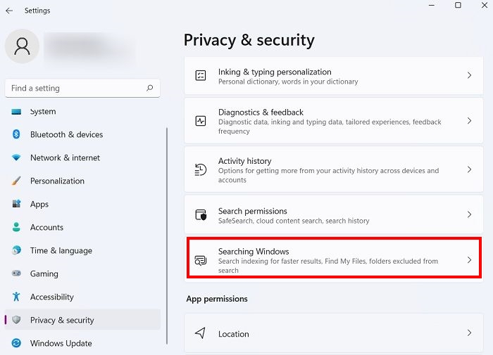 Windows11 Stuck Search Setting To Windows Search