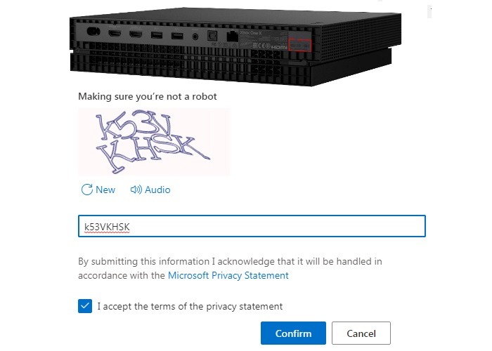 Xbox Person Bought Register Device Again