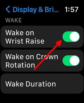 Apple Watch Battery Settings Display And Brightness Wake