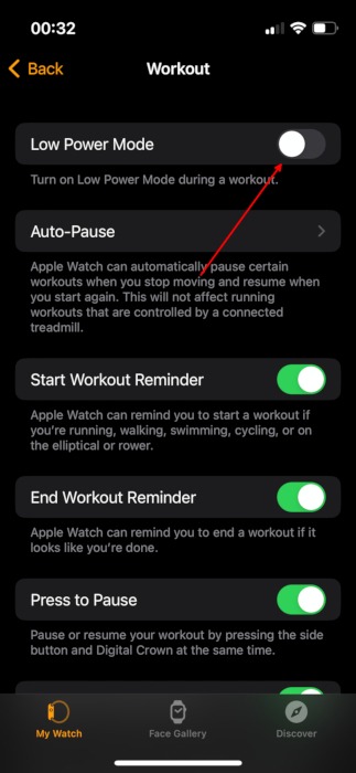 Apple Watch Battery Watch App Low Power Mode