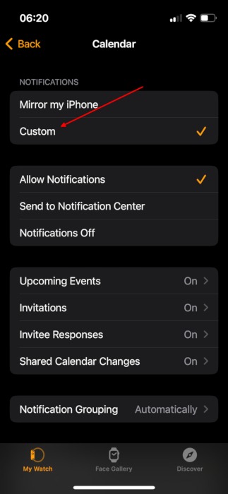 Apple Watch Battery Watch App Mirroring Notifications