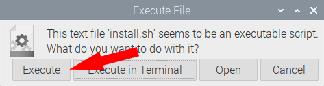 Archiver Execute Button