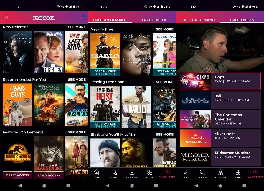 Best Free Streaming Services Redbox