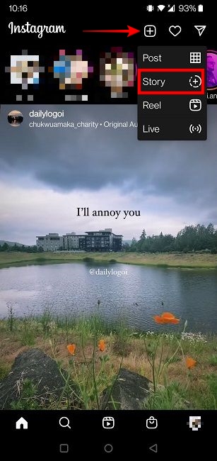 Create Collages Instagram New Story