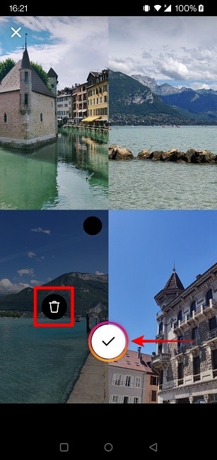 Create Collages Instagram Post Delete Collage