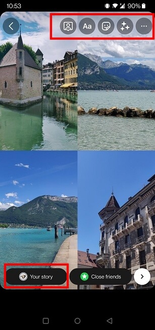 Create Collages Instagram Post Grid Photo