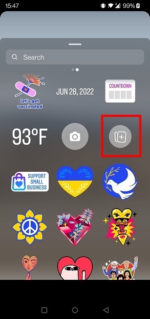 Create Collages Instagram Select Collage Sticker