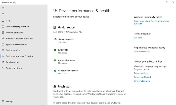 Easy Ways To Check Pc Health Windows Security Health