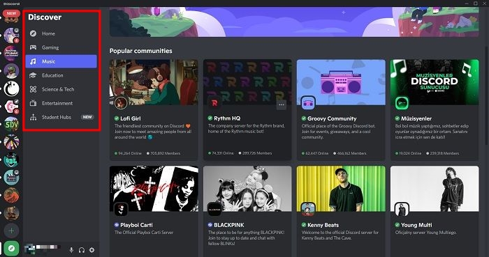 Find Discord Servers Discover By Category