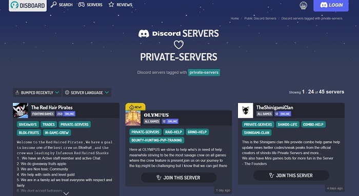 Find Discord Servers Private Servers