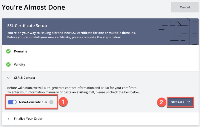 Get Free Ssl Auto Generate Csr