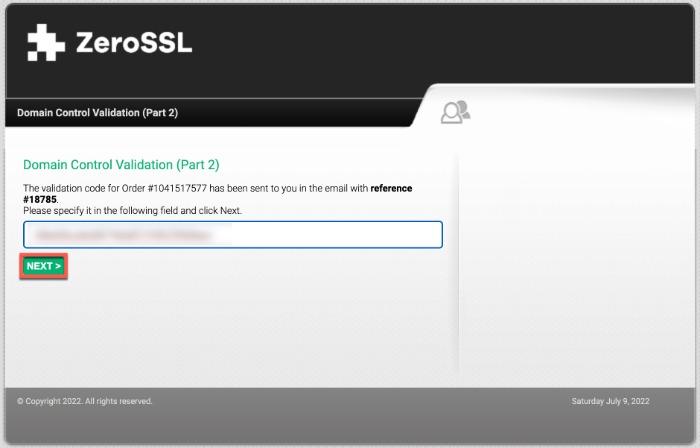 Get Free Ssl Veritifcation Code